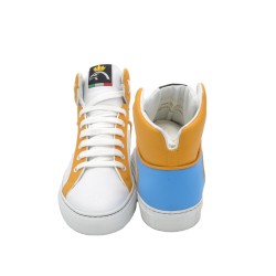 Sneakers PS Sebastian Yellow and Light Blue