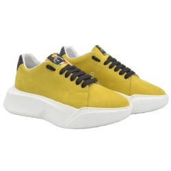 Handcrafted High Sneakers PS Danzica Yellow