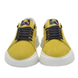 Handcrafted High Sneakers PS Danzica Yellow
