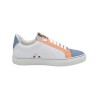 Handcrafted Sneakers PS Silvia Salmon and Blue
