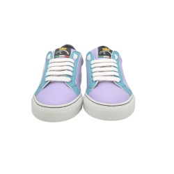 Handmade Sneakers PS Silvia Purple and light blue