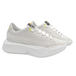 Handcrafted High Sneakers PS Caterina White