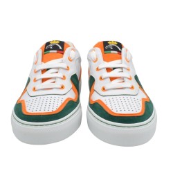 Handmade Sneakers PS Lucca Green and Orange