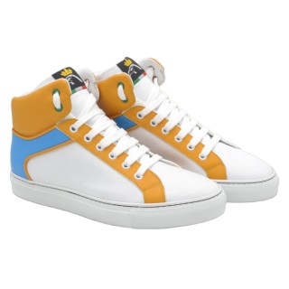Wysokie Męskie skórzane Sneakersy PS