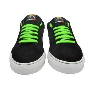 Sneakers PS artigianali da uomo In Pelle Scamosciata Nero Sneakers PS artigianali da uomo In Pelle Scamosciata Nero