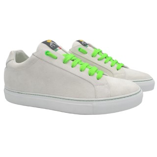 Sneakers PS Fatte a mano in pelle scamosciata Bianco