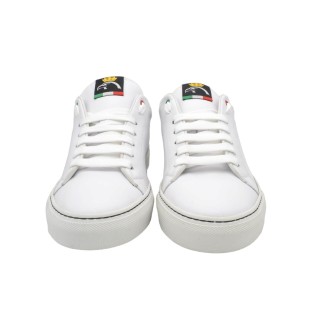 Handmade white leather men's PS sneakers Handmade white leather men's PS sneakers