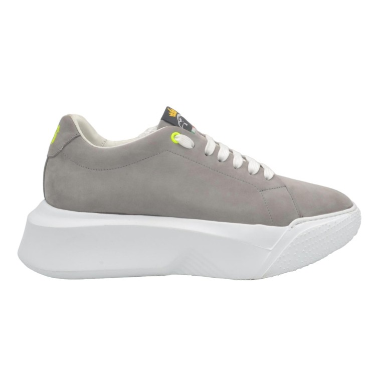 Sneakers alte PS Artigianali da uomo In Nabuk Grigio Sneakers alte PS Artigianali da uomo In Nabuk Grigio