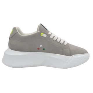 Sneakers alte PS Artigianali da uomo In Nabuk Grigio Sneakers alte PS Artigianali da uomo In Nabuk Grigio
