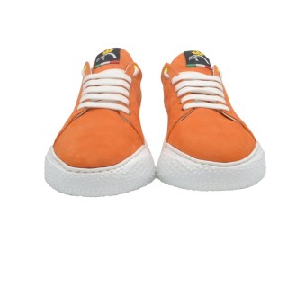 Handmade High Sneakers PS Danzica Orange Handmade High Sneakers PS Danzica Orange