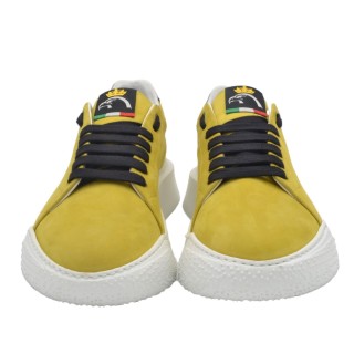 Handcrafted High Sneakers PS Danzica Yellow Handcrafted High Sneakers PS Danzica Yellow