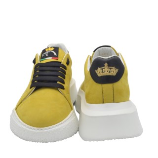 Handcrafted High Sneakers PS Danzica Yellow Handcrafted High Sneakers PS Danzica Yellow