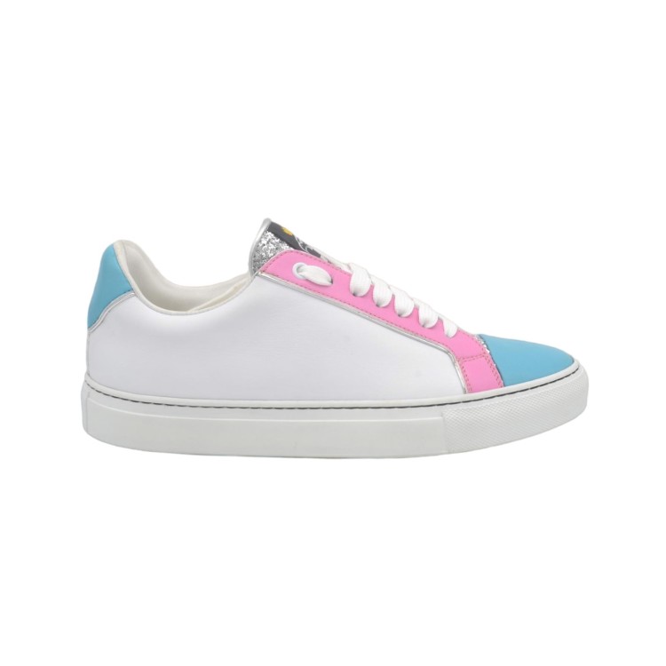 Handmade Sneakers PS Silvia Pink and light blue Handmade Sneakers PS Silvia Pink and light blue