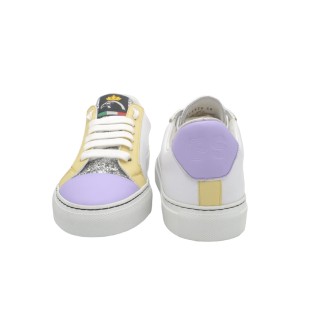Sneakers Artigianali PS Silvia Giallo e Viola Sneakers Artigianali PS Silvia Giallo e Viola