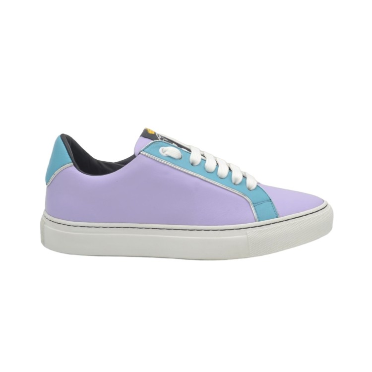 Sneakers Artigianali PS Silvia Viola e celeste Sneakers Artigianali PS Silvia Viola e celeste