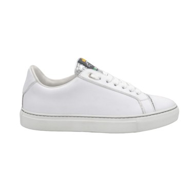 Sneakers PS Artigianali Da donna in pelle  Bianca
