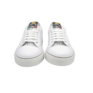 Sneakers PS Artigianali Da donna in pelle Bianca Sneakers PS Artigianali Da donna in pelle Bianca