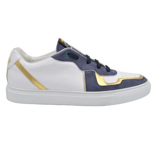 Handcrafted Shoes PS Night Blue Nubuck details