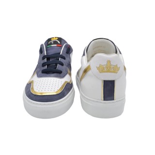 Sneakersy PS z detalami z nubuku Nocny niebieski Sneakersy PS z detalami z nubuku Nocny niebieski