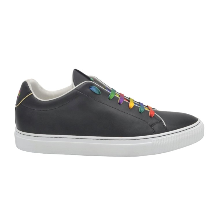 Handcrafted Black Leather Sneakers Handcrafted Black Leather Sneakers