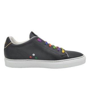Handcrafted Black Leather Sneakers Handcrafted Black Leather Sneakers